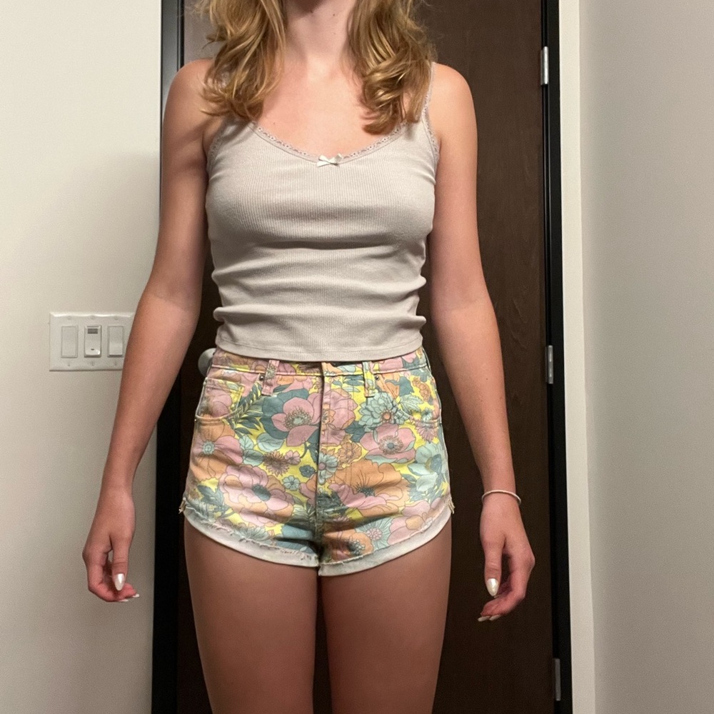 Multicolored womens shorts